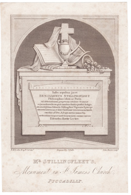 Mr Stillingsfleet's
Monument in St. James's Church
Piccadilly 